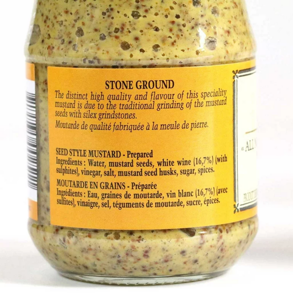 Fallot Grainy Dijon Mustard 7.2oz Condiment Fallot