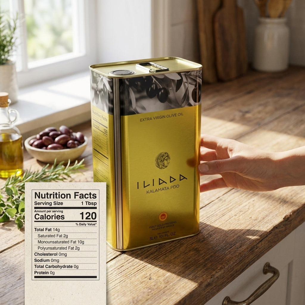 Iliada Greek Kalamata Extra Virgin PDO 3L | we are gourmet