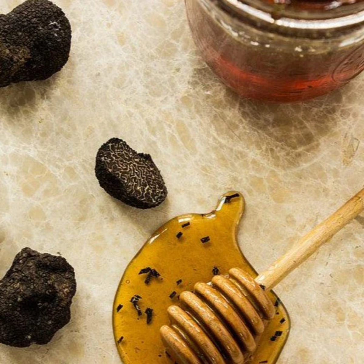 La Rustichella Black Truffle Honey 4.9 Oz we are gourmet