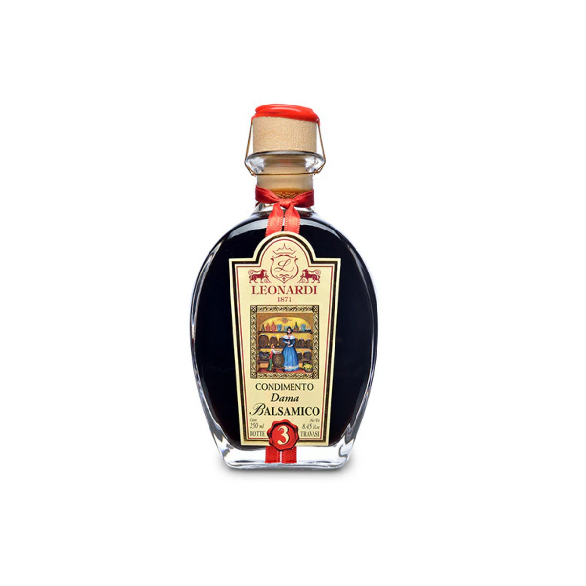 Acetaia Leonardi Balsamic Vinegar Gold Seal Aged 3 Years | we are gourmet