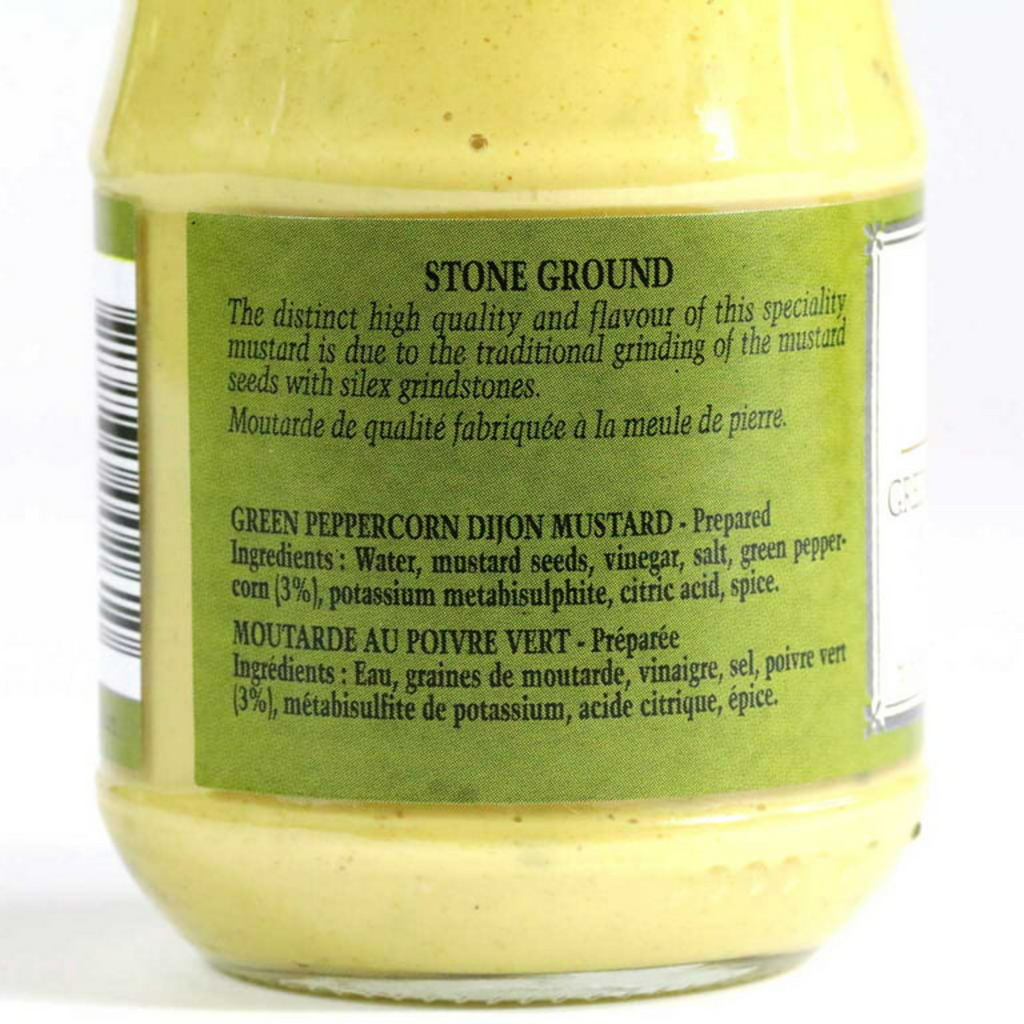 Fallot Green Peppercorn Dijon Mustard 7.5oz