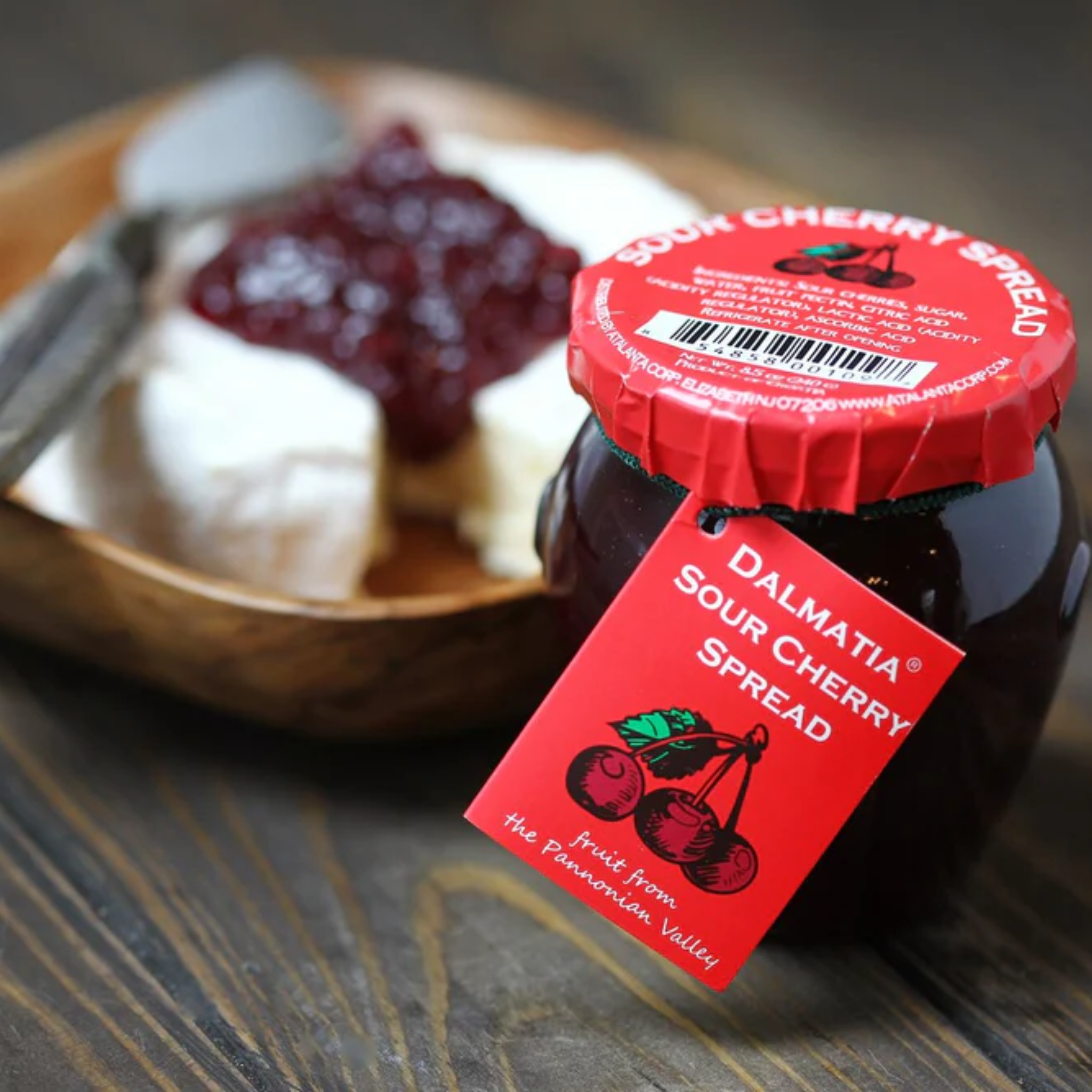 Dalmatia Sour Cherry Spread – 8.5oz Jar | Authentic Mediterranean
