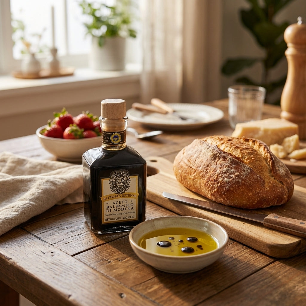 Fattoria Estense Balsamic Vinegar Gold Label from Modena IGP 8oz