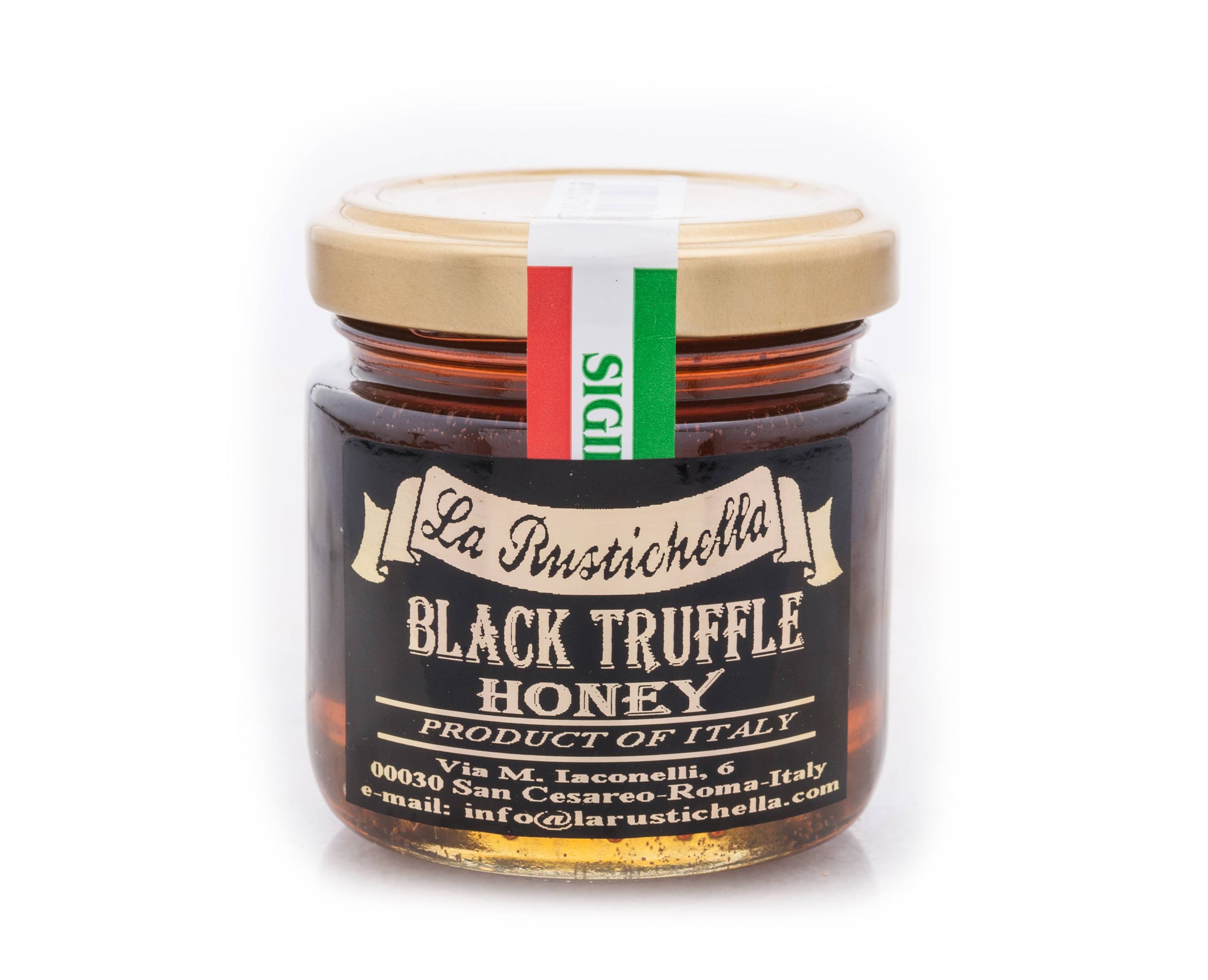 La Rustichella Black Truffle Honey 4.9 Oz we are gourmet